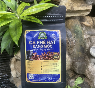 Cà phê hạt rang mộc Robusta